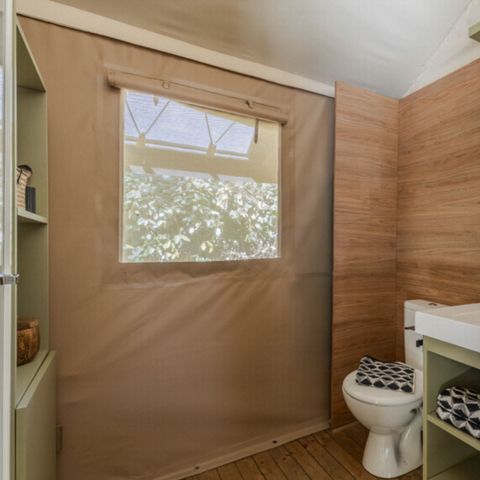 Tent 6 personen - Tent Lodge Cristal 6 p 3 Ch 1 Badkamer ****** (in het Frans)