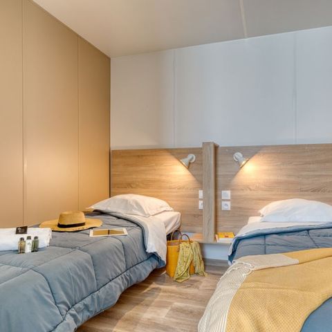 Mobilheim 4 Personen - Cottage Diamant 4 P 2 Schlafz. 2 Bad mit Spa Premium