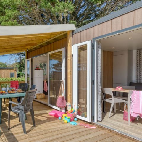 MOBILHOME 6 personas - Cottage Emeraude 4/6 p 2 Ch 1 Sdb ***