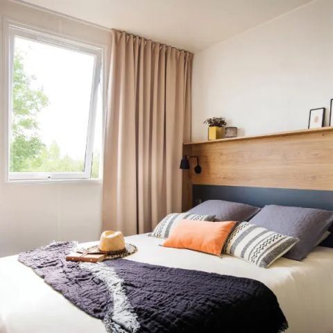 MOBILHOME 6 personnes - Mobil Home Aqua 2ch 4/6pers Terrasse Semi-Couverte TV