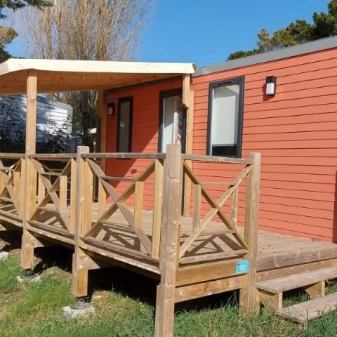 Stacaravan 6 personen - Stacaravan Aqua 2ch 4/6pers Terras Half Overdekt TV