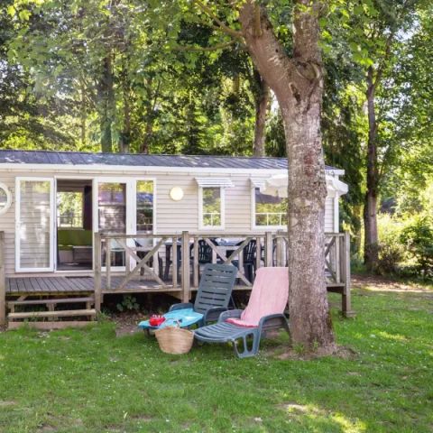 Mobilheim 6 Personen - Mobil Home Aqua 3Zi 6Pers Terrasse Halboffen TV