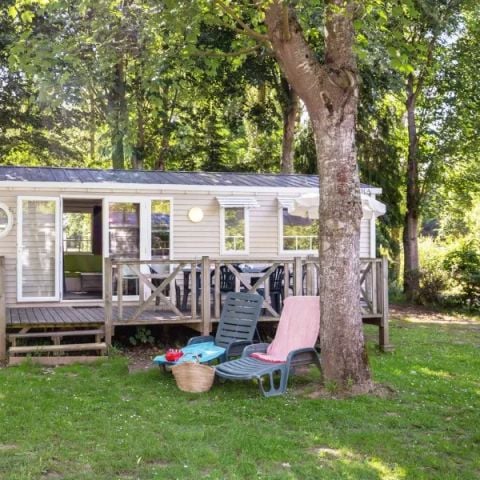 Stacaravan 6 personen - Stacaravan Aqua 3bed 6pers Terras Half Overdekt TV