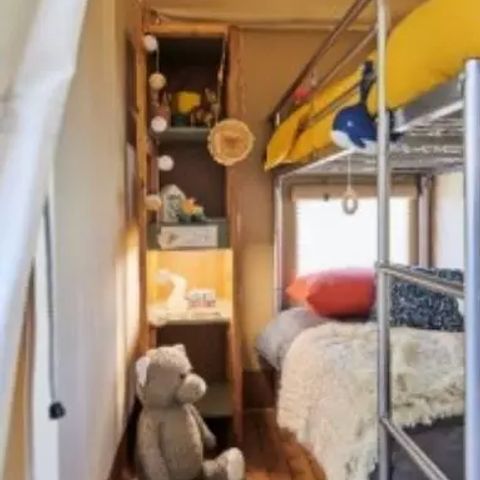 Safaritent 6 personen - Tent Lodge Cristal 4 kamers 6 personen*** *)