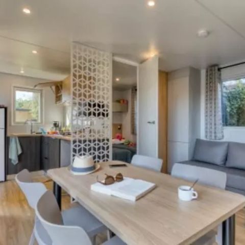 Stacaravan 6 personen - Cottage EMERAUDE 3 Kamers 4/6 Personen + TV
