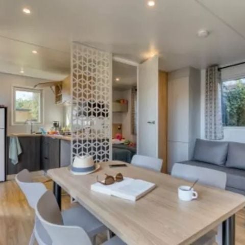 MOBILHOME 6 personnes - Cottage EMERAUDE 3 Pièces 4/6 Personnes + TV