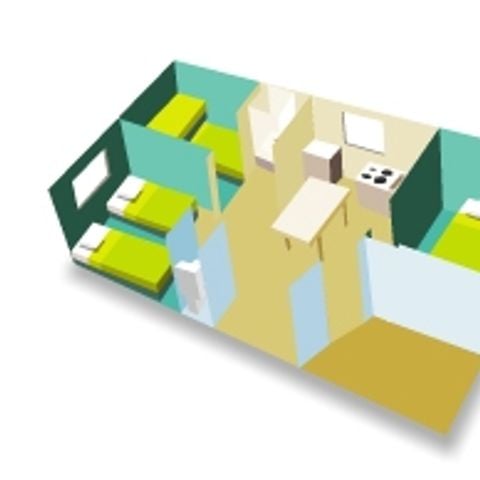 Chalet 6 persons - Paradis Loisirs 3 bedrooms