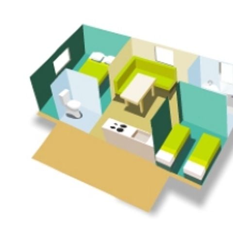 Mobile home 5 persons - Harmony