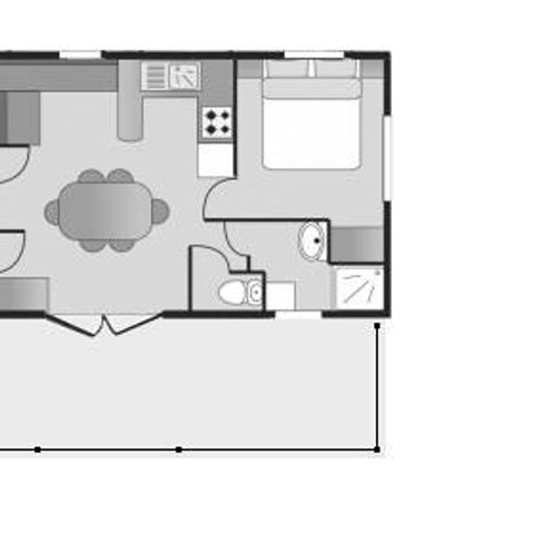 Stacaravan 6 personen - Grand Charme