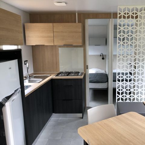 Stacaravan 6 personen - Stacaravan Confort (3 slaapkamers)