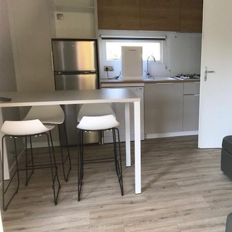 Stacaravan 4 personen - Premium - 2 badkamers - privé spa