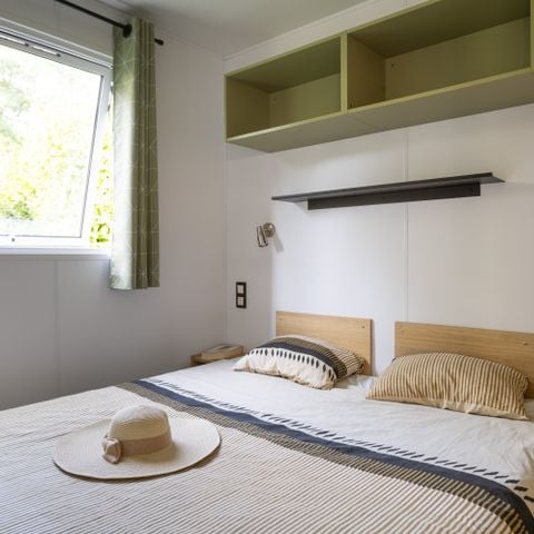 Mobilhome 4 personas - MH Confort - CAMA 160 - 2 habitaciones - gran terraza semicubierta