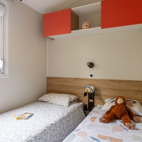 Stacaravan 6 personen - COTTAGE PRIVILEGE 3 CH- Half overdekt terras (niet-contractuele foto's)