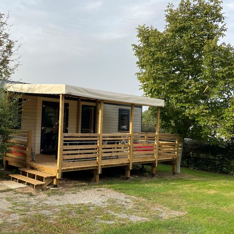 MOBILE HOME 6 people - COTTAGE PRIVILEGE 3 CH- Semi-covered terrace (non-contractual photos)