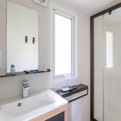 Mobilheim 6 personen - COTTAGE PRIVILEGE 3 CH- Halbüberdachte Terrasse (Fotos nicht vertraglich bindend)