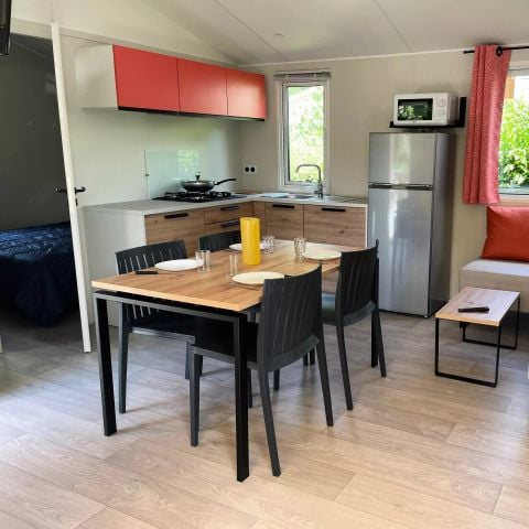 Mobilhome 4 personnes - Mobil Home Confort Plus 2 CH - Terrasse semi couverte 4 personnes