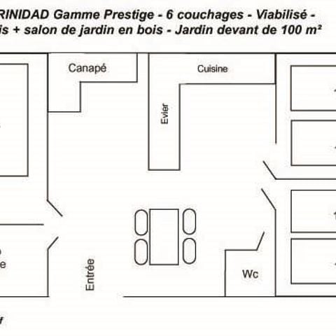 MOBILE HOME 6 people - Comfort - 3 bedrooms