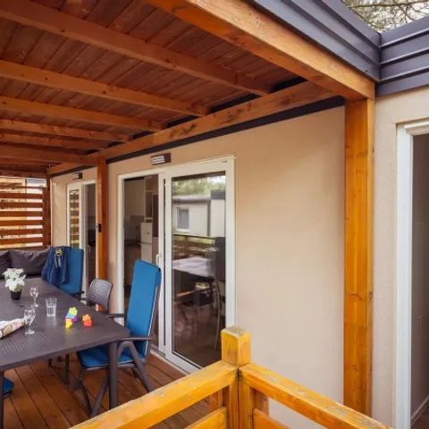 Mobilheim 6 Personen - Premium 2 Schlafzimmer 2 Bäder Relax ohne Geschirrspüler