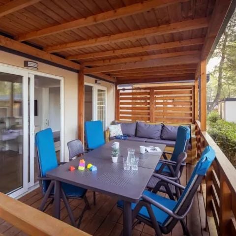 Mobilheim 6 Personen - Premium 3 Schlafzimmer 2 Bäder Relax ohne Geschirrspüler