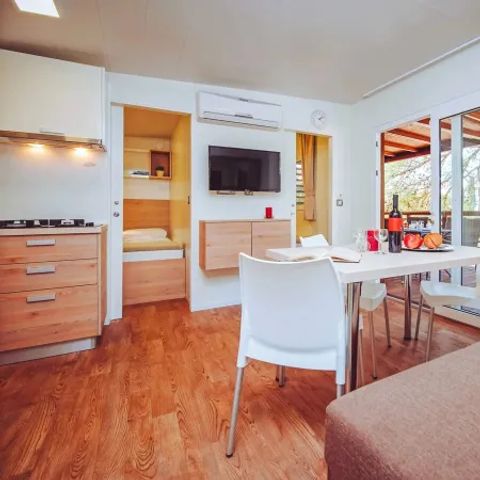 Mobilheim 6 Personen - Premium 3 Schlafzimmer 2 Bäder Relax ohne Geschirrspüler