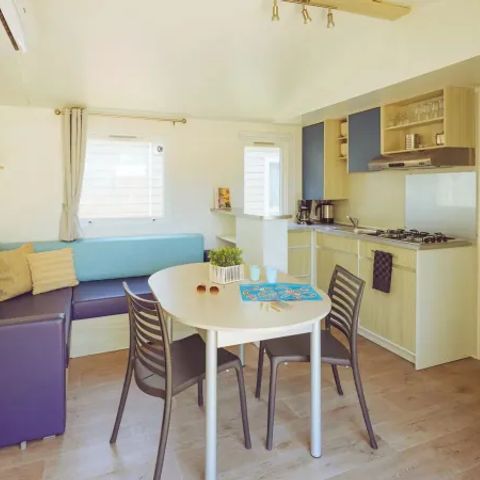 Mobilheim 6 Personen - Premium 3 Schlafzimmer ohne Geschirrspüler oder TV