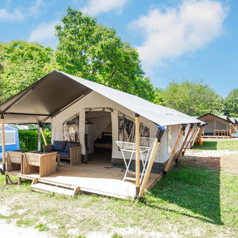 Safaritent 5 personen - Safaritent Comfort + airco