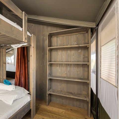 TENTE TOILE ET BOIS 5 personnes - Lanterna - Tente safari de luxe (6P)