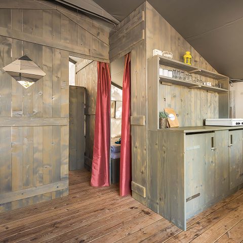 CANVAS AND WOOD TENT 5 people - Safari tent Luxe (6P) 