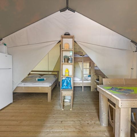 TENTE TOILE ET BOIS 5 personnes - Lanterna - Tente Safari Confort