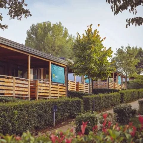 MOBILHOME 6 personas - Premium 2 dormitorios 2 baños Salón Zona Premium