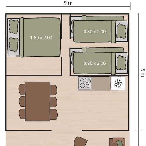 Safaritent 5 personen - Safaritent Relax