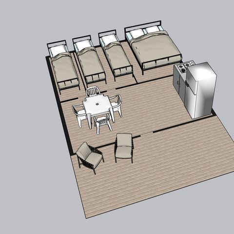 SafariZelt 5 Personen - Safarizelt Harmony