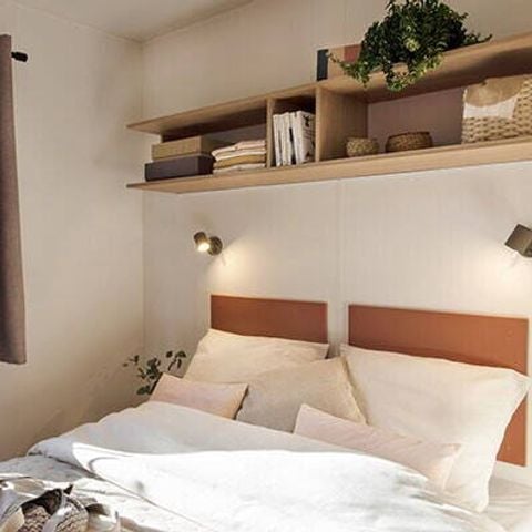Stacaravan 4 personen - Mobile-home | Comfort | 2 Slaapkamers | 4 Pers. | Verhoogd terras | Airconditioning.