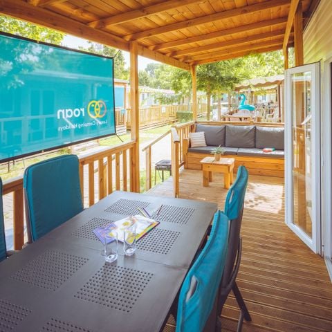 Stacaravan 6 personen - Stacaravan 6 personen - Premium 3 slaapkamers Relax zonder tv