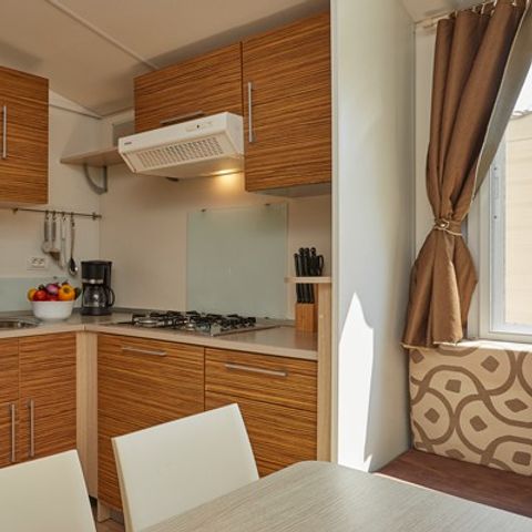 MOBILHOME 6 personas - Premium | 3 Dormitorios | 6 Pers | Terraza Elevada | Aire Acondicionado | TV