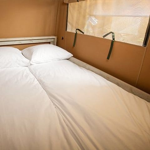 TIENDA DE LONA Y MADERA 5 personas - Super Lodge | 2 Dormitorios | 4/5 Pers.