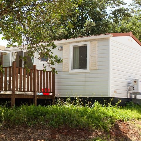 Stacaravan 6 personen - Mobile-home | Comfort | 3 Slaapkamers | 6 Pers. | Verhoogd terras | Airconditioning