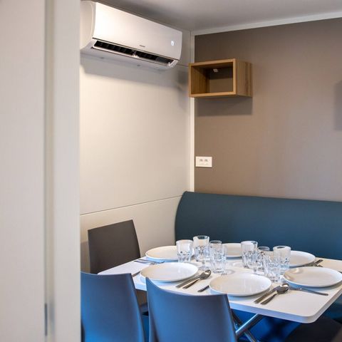 MOBILHOME 6 personnes - Premium | 3 Chambres | Capacité 6 personnes | Terrasse Lounge | 1 Salle de bain | Climatisation | TV