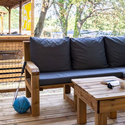 MOBILHOME 6 personas - Premium | 3 Dormitorios | Capacidad 6 | Salón Terraza | 1 Baño | Aire Acondicionado | TV