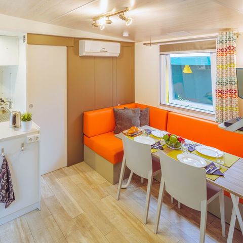 Mobilheim 7 Personen - Premium Plus 3 Zimmer Lounge