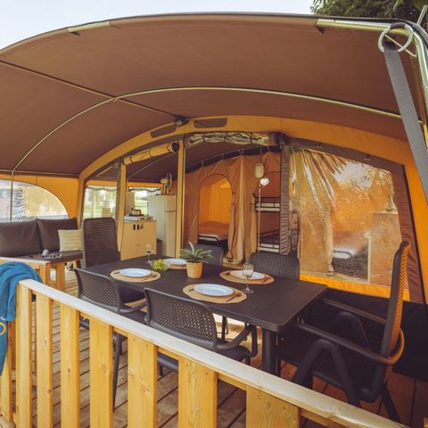 TENDA IN TELA E LEGNO 6 persone - Vacanza Lodgetent