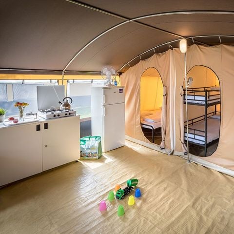 TENDA IN TELA E LEGNO 6 persone - Vacanza Lodgetent