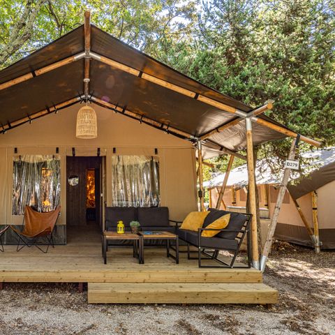 Safaritent 4 personen - Safaritent Lodge + airco (6P)