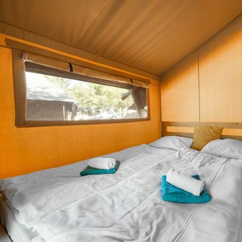 TENTE TOILE ET BOIS 4 personnes - Bijela Uvala - Tente Safari Lodge + air conditionné (5P)