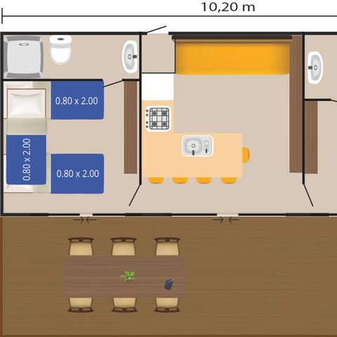 Stacaravan 4 personen - Mobile home Pula