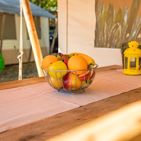 TIENDA DE LONA Y MADERA 4 personas - Bijela Uvala - Tienda safari de lujo