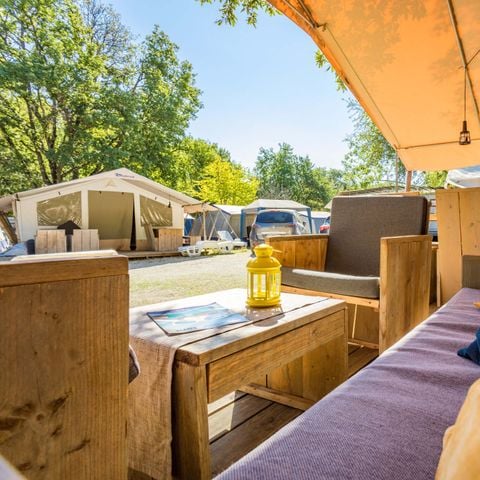 TENTE TOILE ET BOIS 4 personnes - Bijela Uvala - Tente Safari de luxe
