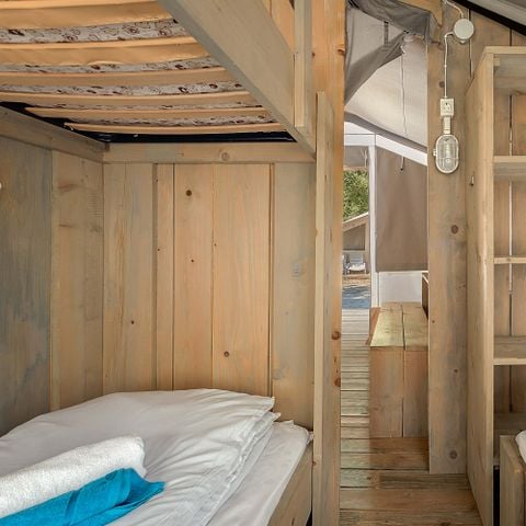 TENTE TOILE ET BOIS 4 personnes - Bijela Uvala - Tente Safari de luxe