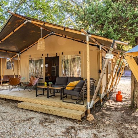 CANVAS AND WOOD TENT 4 people - Safari tent Lodge (6P) 