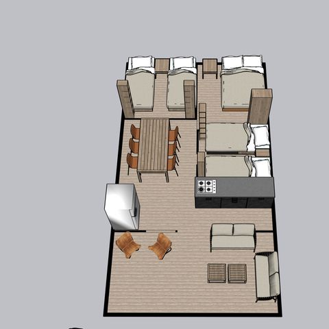 SafariZelt 4 Personen - Safarizelt Lodge (6P) 